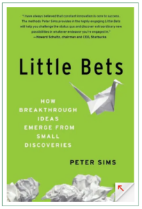 Book cover image of Little Bets How Breakthrough Ideas Emerge from Small Discoveries.