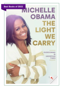 Book cover image of The Light We Carry.