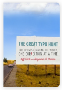 Book cover image of The Great Typo Hunt.
